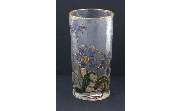 MONTJOYE - Petit vase cylindrique en ver