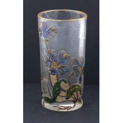 MONTJOYE - Petit vase cylindrique en ver