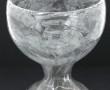 Coupe à fruits sur piédouche en verre bu