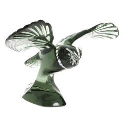 BAYEL - Chouette en cristal, H 13 x L 18