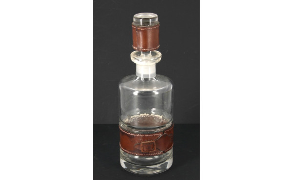 Carafe à whisky en verre, corps et bouch