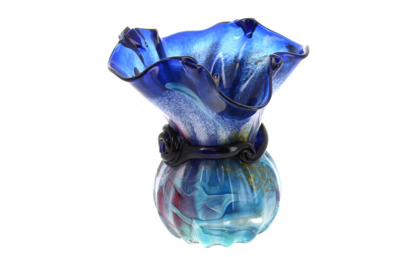 Maure Viel - Vase à col mouvementé en ve