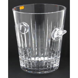 Important seau à champagne en cristal, H