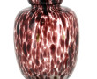 Vase en verre moucheté dans les tons vio