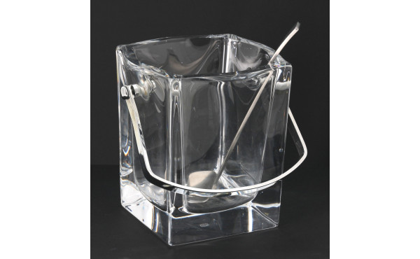 SEVRES - Seau à glaçon en cristal, anse 