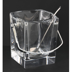 SEVRES - Seau à glaçon en cristal, anse 