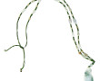 Pendentif tibétain en jadéite, collier e
