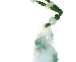 Pendentif tibétain en jadéite, collier e
