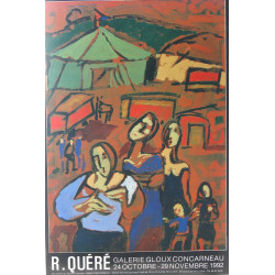 René QUERE - Affiche d'expositon galleri