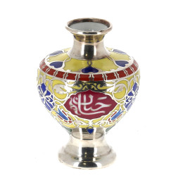 Petit vase nord africain en porcelaine p