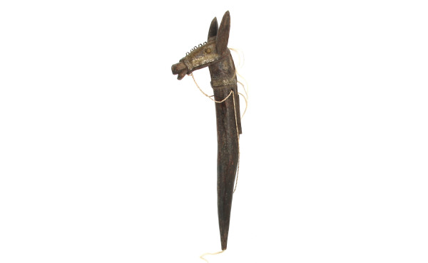 Afrique (Mali ?) - Cheval en bois sculpt