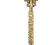 Croix éthiopienne en laiton travaillé et