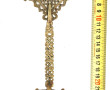Croix éthiopienne en laiton travaillé et