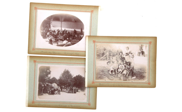 QUIMPER - Lot de 3 photographies sur pap