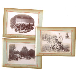 QUIMPER - Lot de 3 photographies sur pap