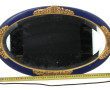 Miroir de forme ovale, circa 1925, à déc