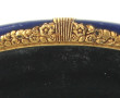 Miroir de forme ovale, circa 1925, à déc