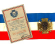 Rare brassard des Croix de Feu, associat