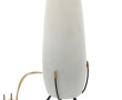 Lampe à poser années 60 en verre blanc e