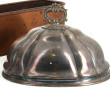 Jardinière en cuivre, L 44 cm : une cloc