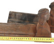 Paire de chenets anciens à décor d'un bu