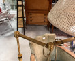 Lampadaire veilleuse articulé en laiton,