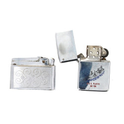 ZIPPO marqué USS PLATTE AO-186 (H II) + 