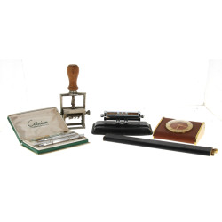 Thème BUREAU vintage - Lot comprenant un