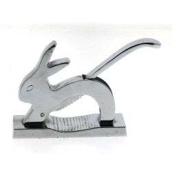 Casse-noix chromé en forme de lapin, L 1