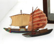 Lot de 7 petites maquettes de bateaux vi
