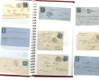 Album de 80 plis oblitérés XIXe toutes d