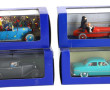 TINTIN - 4 voitures avec personnages en 