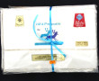 FLEUR BLEUE - Lot de 3 draps à jours neu