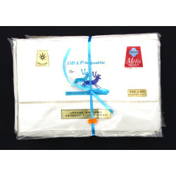 FLEUR BLEUE - Lot de 3 draps à jours neu
