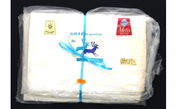 FLEUR BLEUE - Lot de 2 draps à bourdon n