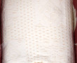 Lot de linge dont couvre-lit blanc, drap