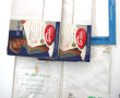 Lot de 5 draps blancs, neufs