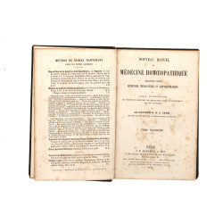 G. JAHR "Manuel de médecine homéopathiqu