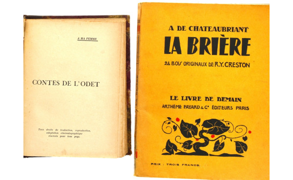 BRETAGNE - Lot de 2 livres: "Contes de l