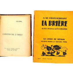 BRETAGNE - Lot de 2 livres: "Contes de l