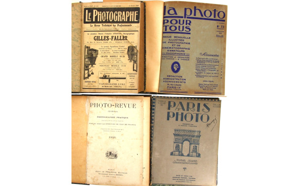 PHOTOGRAPHIE - 4 recueils de revues reli