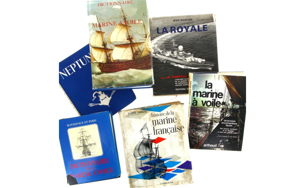 MARINE - 5 livres modernes et un fascicu