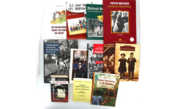 Thème BRETAGNE - Lot de 13 livres modern