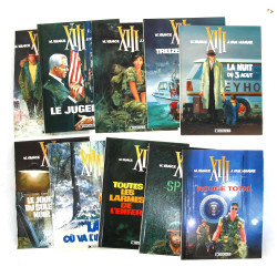 XIII - Lot de 10 BD rigides du n°1 à 9 +