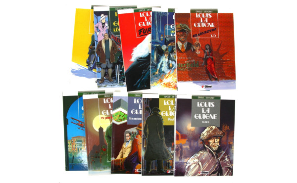 LOUIS LA GUIGNE - Lot de 10 BD rigides