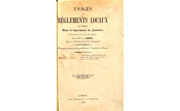 REGIONALISME BRETON - usages et règlemen