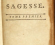 Pierre CHARRON " De la sagesse" trois li