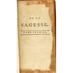 Pierre CHARRON " De la sagesse" trois li