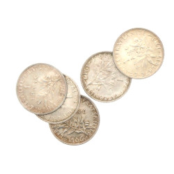 5 p. 1 fr états sup 1906, 1919, 1913, 19
