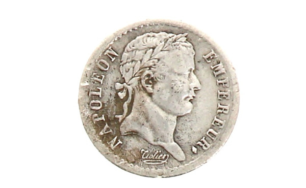 Napoléon Ier, demi franc 1808, argent, p